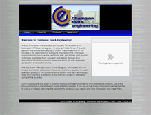 Tablet Screenshot of championtool.com